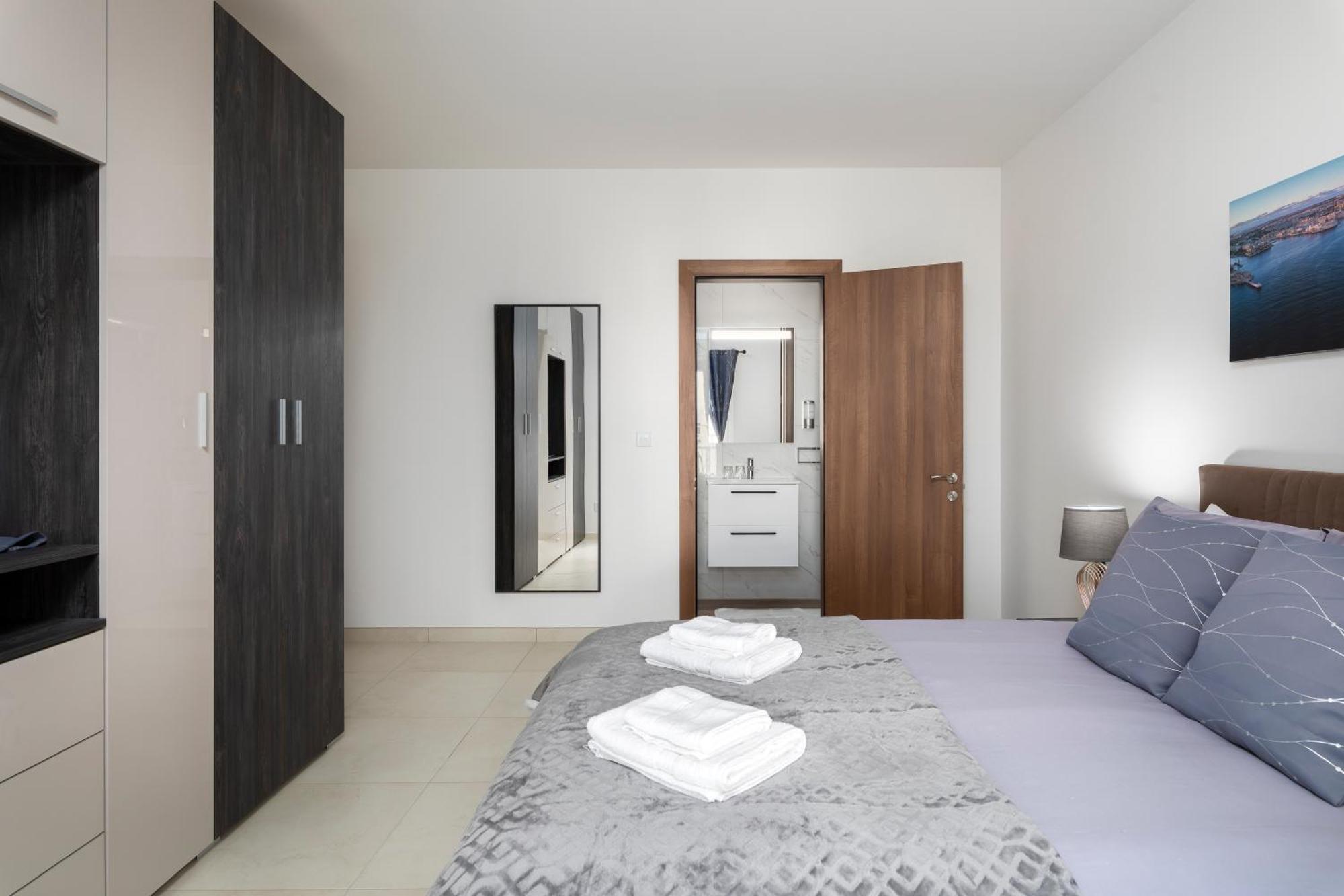 Modern & Spacious 2Br Apartment With Country Views - Close To Xemxija Bay 圣保罗湾城 外观 照片
